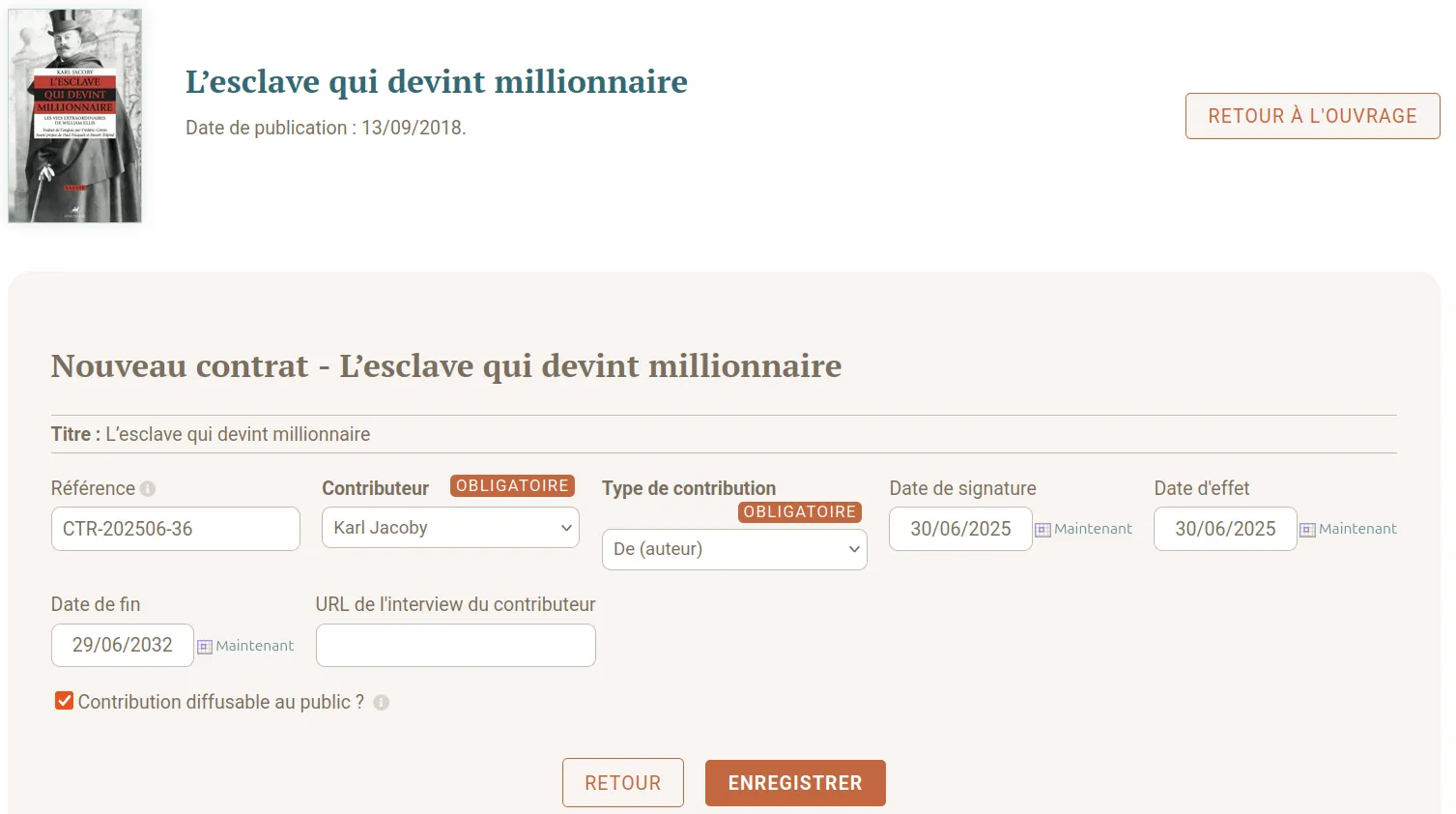 contrat