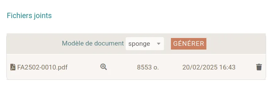 Générateur de PDF